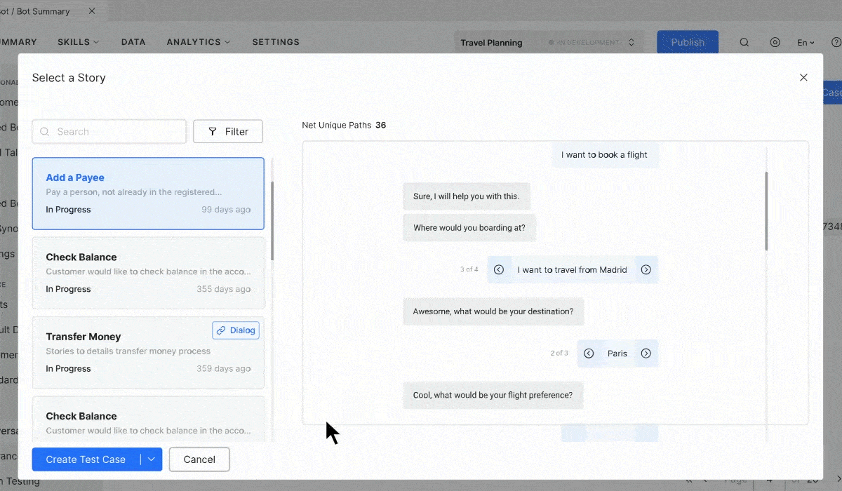 Conversation Testing Tool