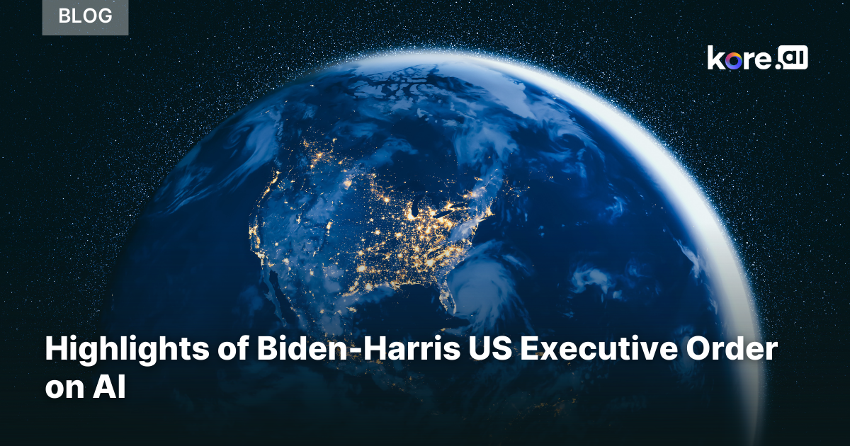 Highlights of the Biden-Harris US Executive Order on AI